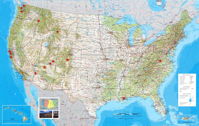 Map of the United States